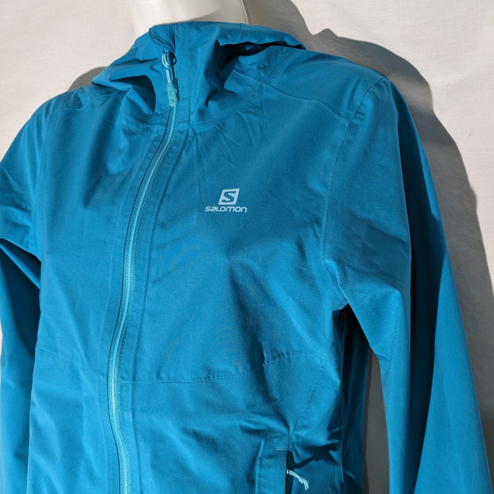 Giacca con cappuccio Salomon AdvancedSkin Dry 10K taglia XS cerniera frangivento impermeabile