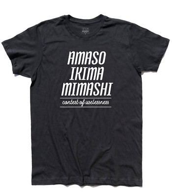 AMASO IKIMA MIMASHI Herren T-Shirt inspiriert von Jeeg Steel Robot 70er Jahre