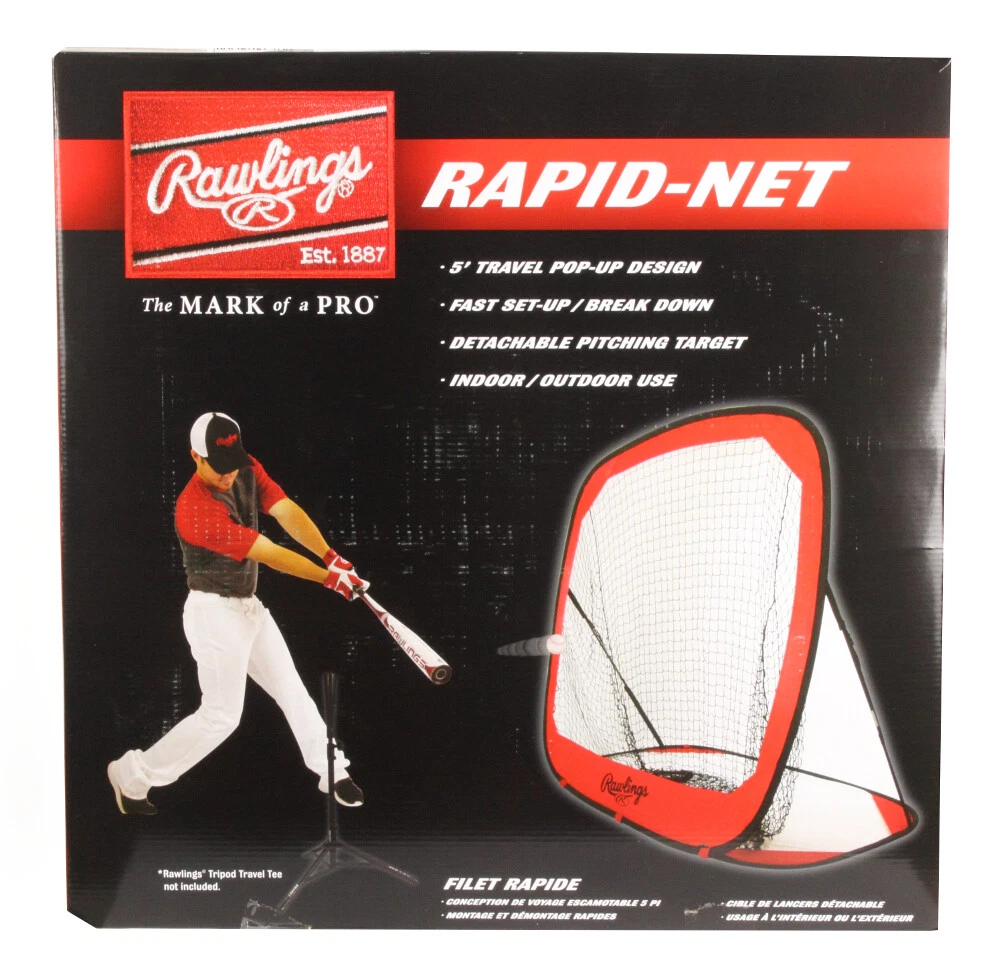 Rawlings Set 3 Basi Da Baseball/Softball A Nido D'Ape – Gomma Resistente Per Interni/Esterni