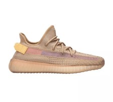 100 Authentic Adidas Men's Yeezy Boost 350 V2 Clay EG7490 Size 9.5 static black