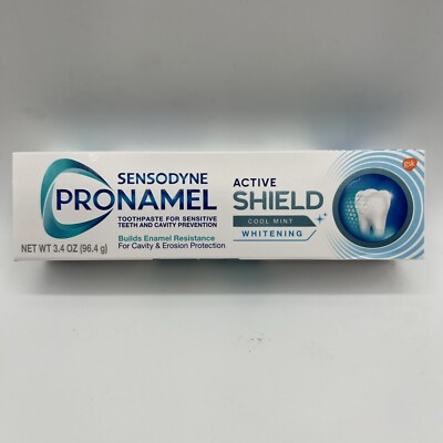 Sensodyne Pronamel Active Shield Sensitive Toothpaste 3.4 oz Cool Mint 1 Pack