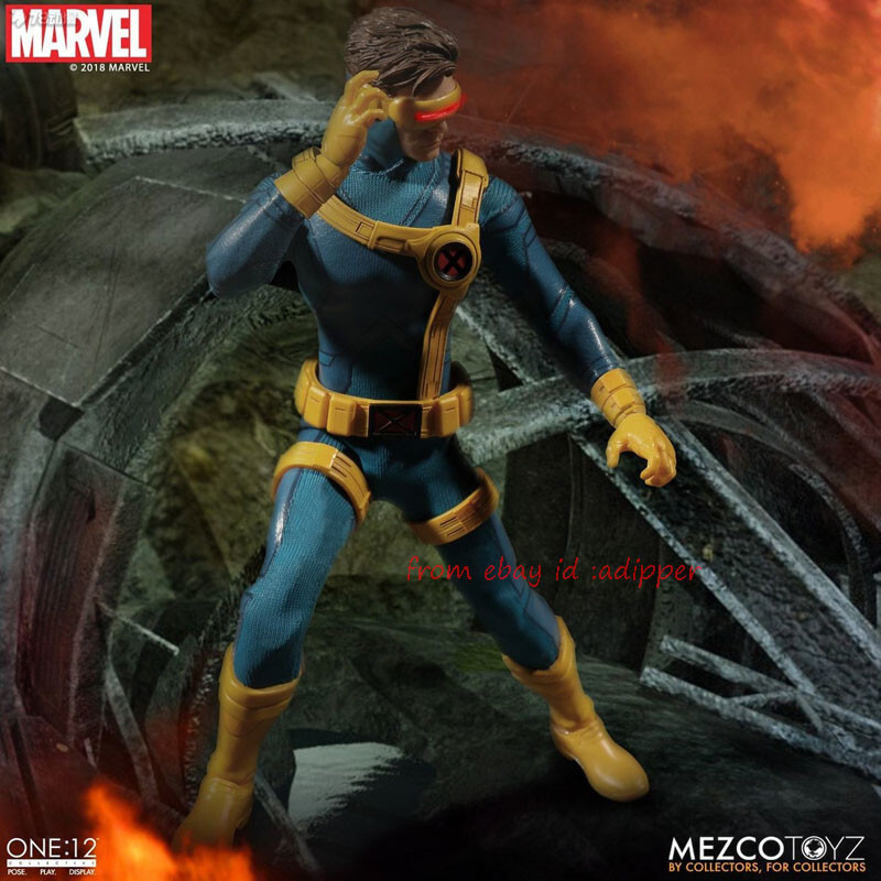 Perfect Mezco Toyz 1/12 Collective Cyclops Action Figure In