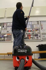 High reach 44mm Telescopic Vacuum Pole, for Henry / Hetty Numatic Hoover.