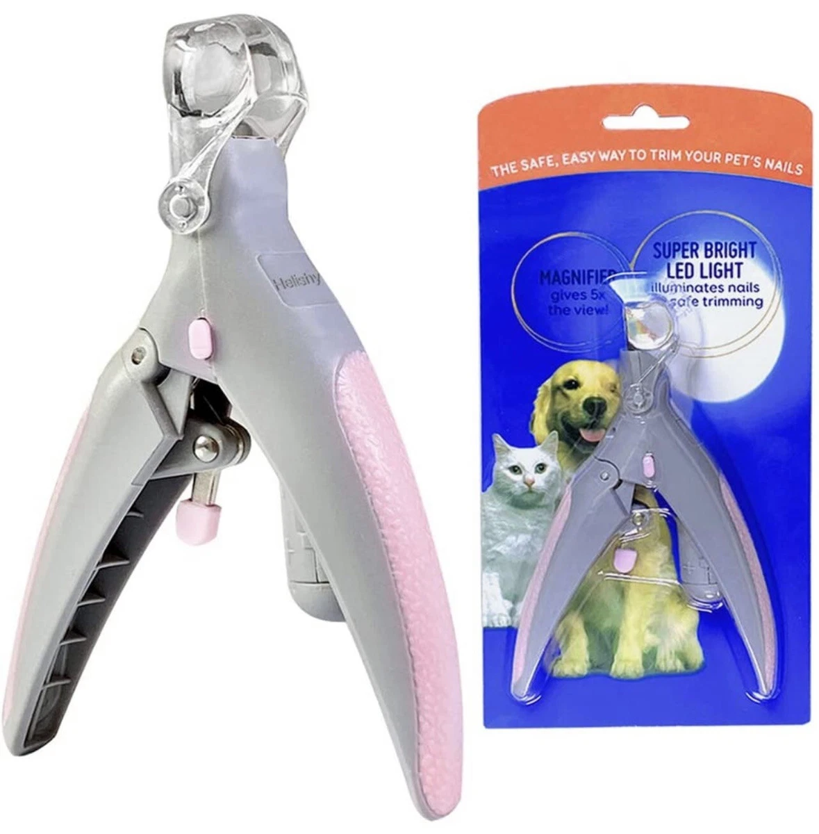 LED Light Pet Nail Clipper Grooming Tools for Dog & Cat | GROOMY