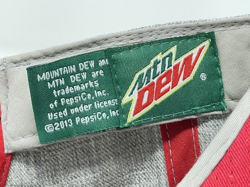 Mountain Dew Hat Soda PepsiCo Code Red Pop 2013 Snapback Hat Baseball Cap - Picture 6 of 7