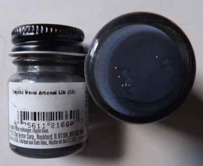 Testors Model Master  ''SASEBO NAVAL ARSENAL'' IJN #2166 1/2 oz. ENAMEL PAINT OOP