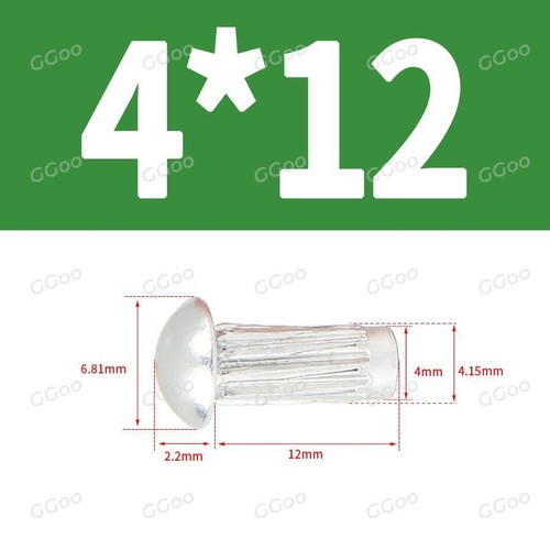Solid Aluminium / Copper Round Head Hammer Rivets M2 M2.5 M3 M4 - 第 50/51 張圖片