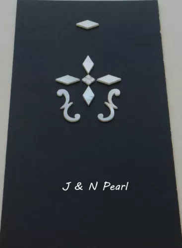 Banjo Diamonds & Squares Peghead Mother  of  Pearl Inlay for Gibson Style