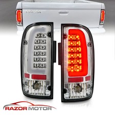 1995-2000 Replacement Chrome Led Bar Taillight Set For Toyota Tacoma Bulbsocket