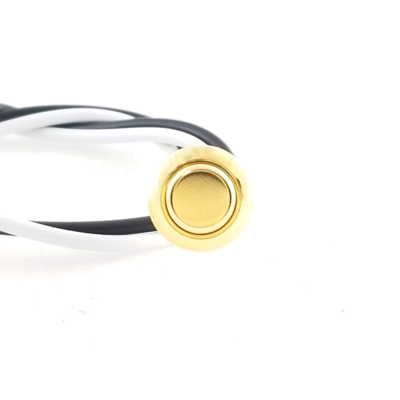 Pulsante Kill Switch Per Chitarra – Tesi POCO 12MM LED – Momentaneo Oro/Rosso