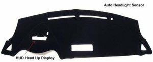Fits Mazda CX3 2016-2019 w// HUD Carpet Dash Board Cover Mat Black
