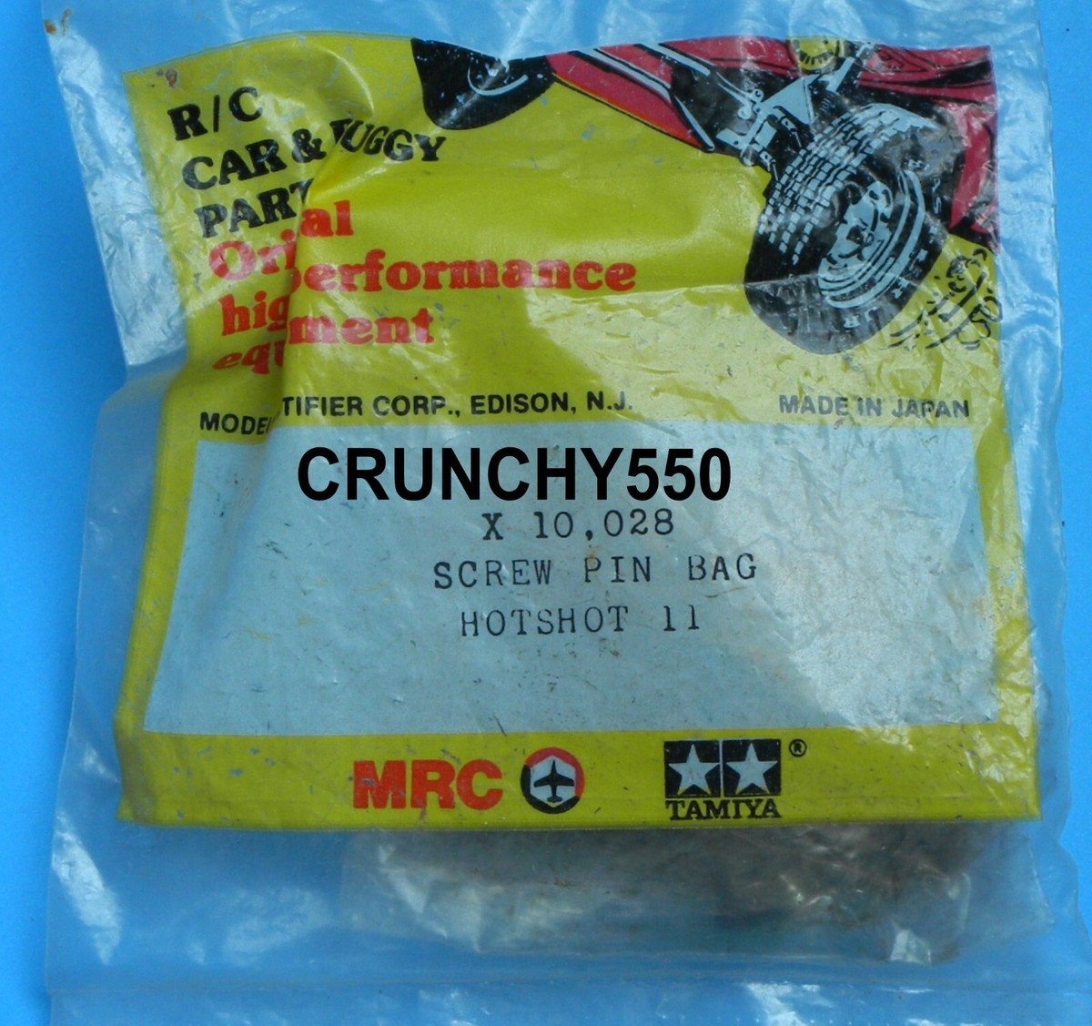 Tamiya Hotshot II 2 Original Screw Pin Bag Susp Parts X-10028 RC