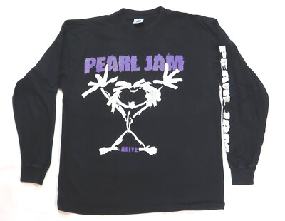 PEARL JAM ALIVE Tシャツ Mサイズ 90's JERZEES PEARL JAM ''ALIVE'' 両面プリントTシャツ