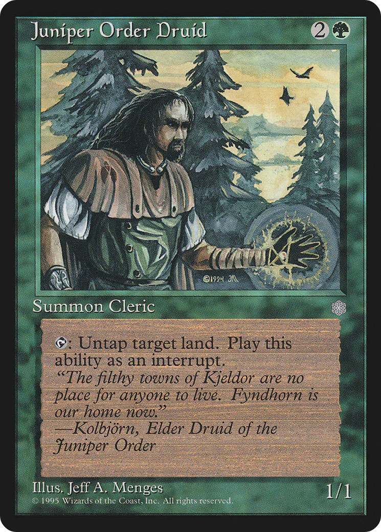 Juniper Order Druid [Ice Age] Magic MTG