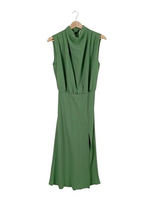 AMANDA UPRICHARD A-Linien Kleid Damen Kleid Gr. DE 34 grün Casual-Look