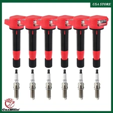 Tune Up Kit For 2008-2017 Honda Odyssey 3.5L V6 6x Coil Packs and 6x Spark Plugs