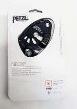 Petzl NEOX Belay Device w/ Cam-Assisted Blocking - Black D016AA02
