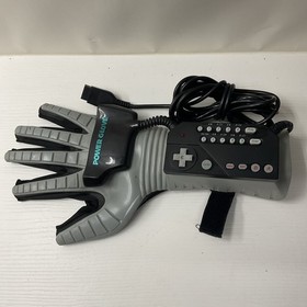 Nintendo NES Power Glove with Sensor Bars OEM Authentic Untested