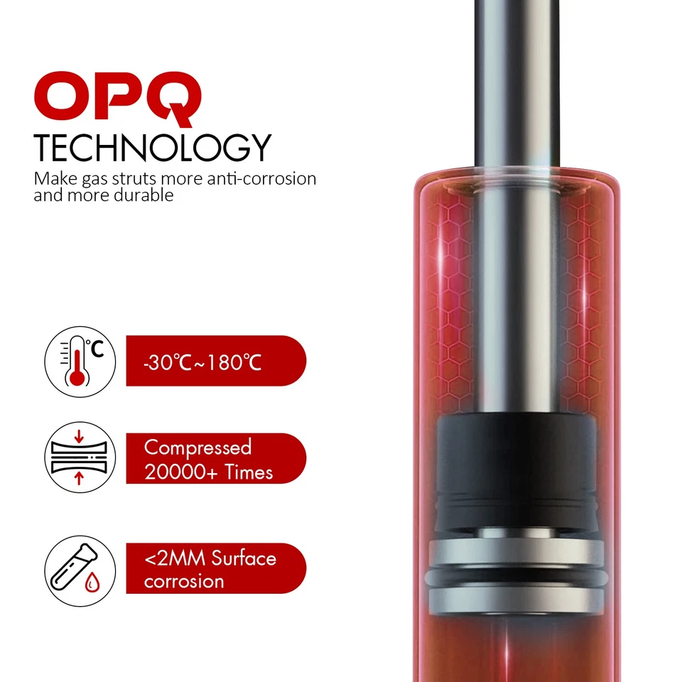 1 par de soportes de elevación del capó delantero puntales de gas amortiguadores hélice para Lexus ES300 1992-1996 Foto 3 de 4