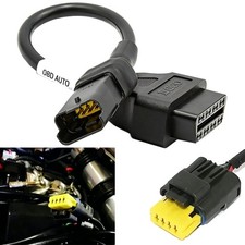 OBD 4 Pin Motorcycle Adapter 4Pin OBD2 Motorrad Moto Cable Compatible for Ducati