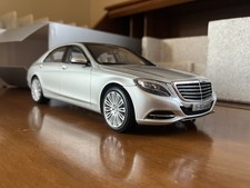 NOREV 1:18 Mercedes-Benz S-Klasse V222 Iridium Silver/Beige DEALER EDITION