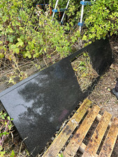 Black Polished Stone Kitchen Worktop/Countertop Slab with Cut-Out/ sink included