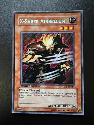 X-Saber Airbellum HA01-DE011 Secret Rare Near Mint Yugioh