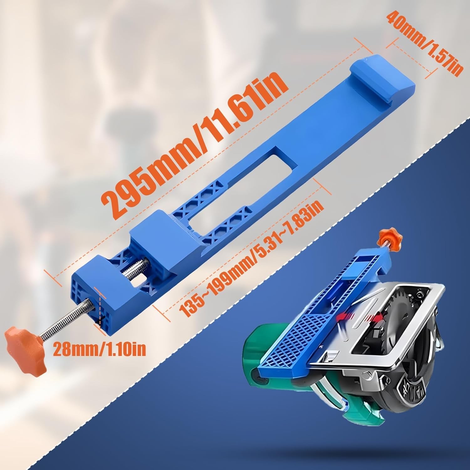 Adjustable Cutting Machine Base Guide, Innovative Clamp Circular Saw Guide... 