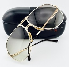 Vintage Boeing 5700 by Carrera Gold Sunglasses Austria LARGE 62 14 Case 5701