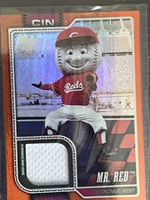 2026 Topps Series 1 Celebration Mr Red Mascot Relic /25