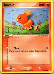 Torchic 65/100 EX Crystal Guardians Common