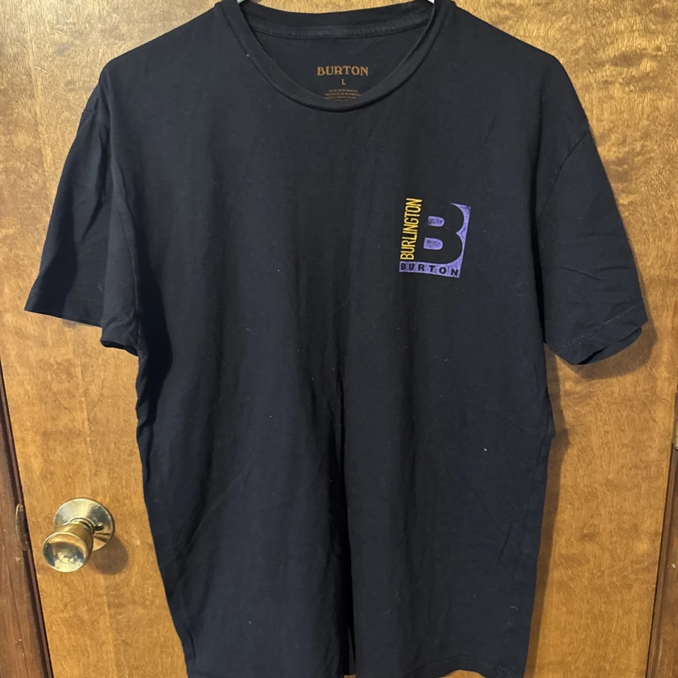 Burton Burlington Shirt Mens Lg Short Sleeve Classic Crew Neck Lightweight Black - Image 4 of 4