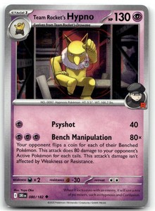 Team Rocket's Hypno 080/182 Destined Rivals