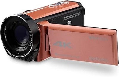 Vivitar 4K Camcorder Ultra HD Lens 4K Camera Video Recording DVR48K - Rose Gold