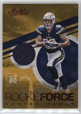 2016 Panini Absolute Rookie Force Materials Red Hunter Henry #16 0b3