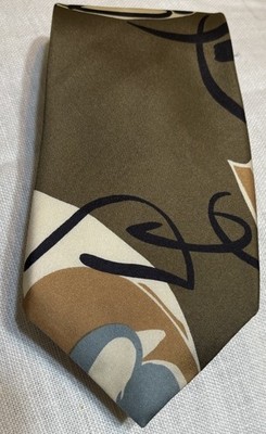 Hardy Amies London All Silk Necktie Multi Color Design Classic