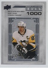 2022 Upper Deck Population Count Sidney Crosby 50 #PC-9 card