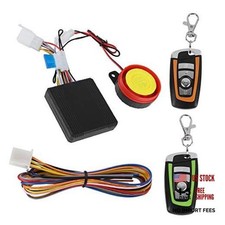 Motorcycle Alarm System, 12V Motorcycle Anti Theft with Remote Control,125ddB