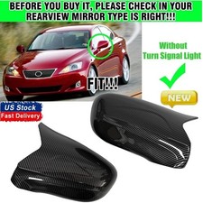 For Lexus Is250 Is350 Es350 Ls 2006-12 Carbon Fiber Side Wing Mirror Cover Caps For Lexus Is250 Is350 Es350 Ls 2006-12 Carbon Fiber Side Wing Mirror Cover Caps