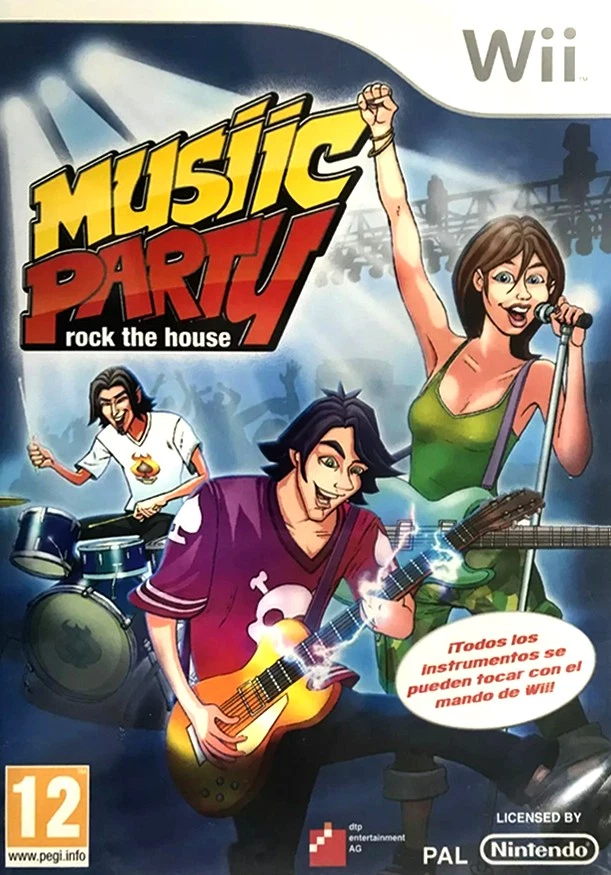 Music Party Rock The House para Nintendo Wii