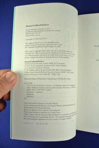 THE A TO Z OF MUMMY MANNERS LibbI Gorr FUNNY MOTHERS ETIQUETTE BOOK Elle McFeast - Picture 4 of 11