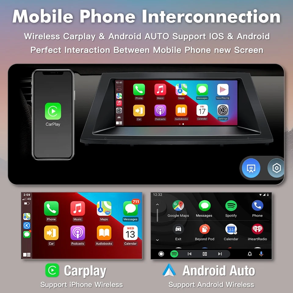 CarPlay Linux IPS Autoradio GPS Navi Auto Nachrüstung für BMW X5 E70 X6 E71 CCC - Bild 3 von 4