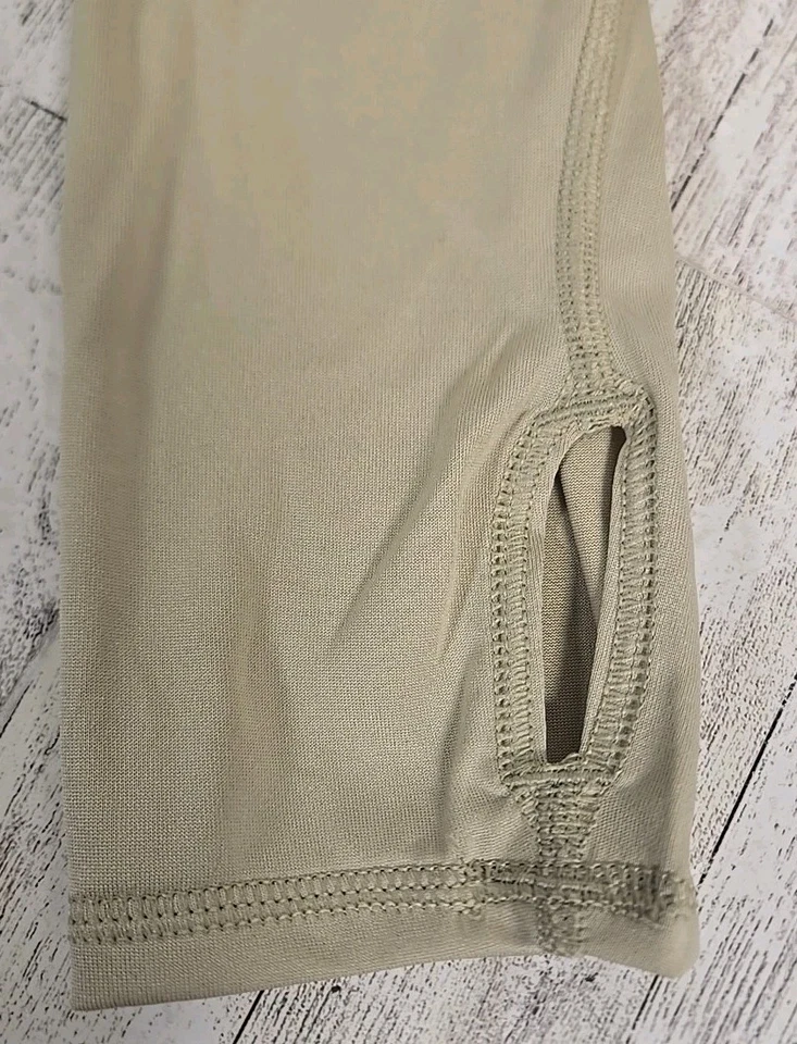 Polartec Power Dry Cold Weather Undershirt SMALL Tan Military Grade NEW - Image 3 of 4