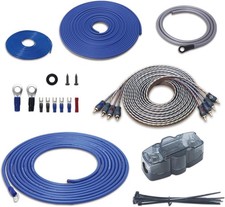 4 Gauge 4-Channel CCA Amplifier Wiring Kit with OFC RCA Cable Complete RCK44