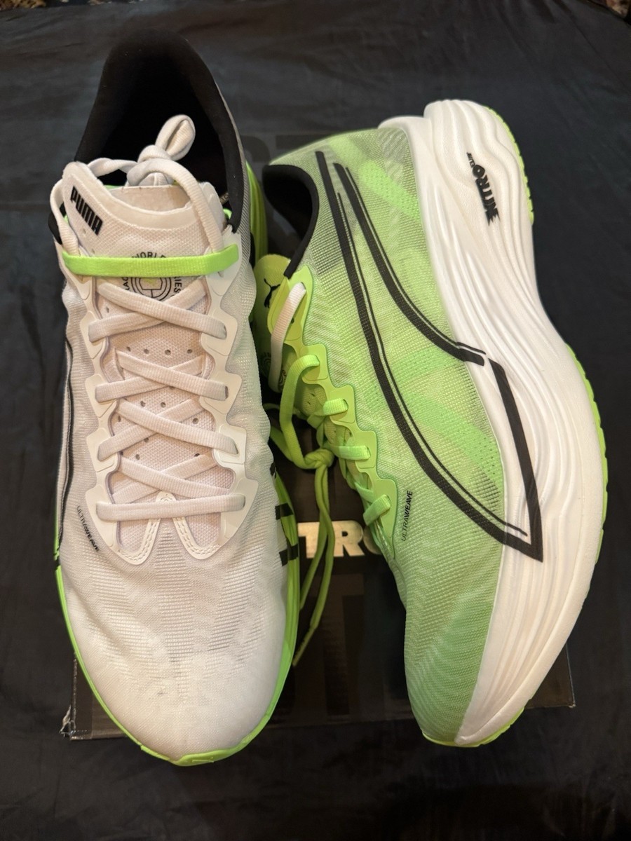 Puma Deviate Nitro Elite 3 Hyrox Green Glare Mens US 12 New With