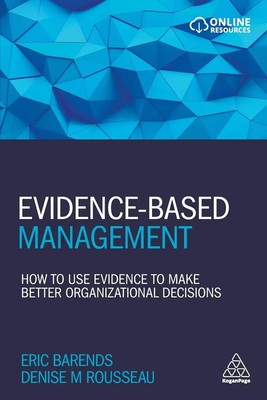 Evidence-Based Management | Eric Barends (u. a.) | Taschenbuch | Englisch | 2018