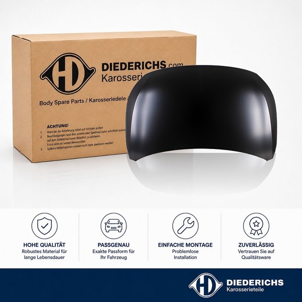 Motorhaube Diederichs 1816001 FÜR Opel Haube Motorraumhaube-image