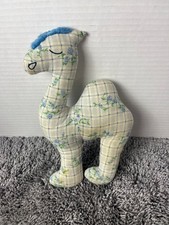 CAMEL Handmade Sewn Cloth Vintage 9" Plush Stuffed Animal
