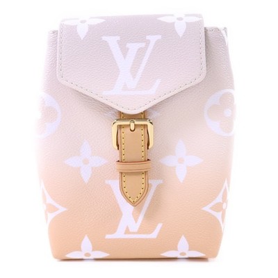 LOUIS VUITTON GHW By The Pool Backpack Rucksack M45764 Monogram Giant Gray Beige