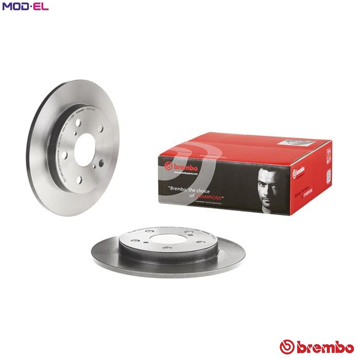2x BRAKE DISC 08.A534.21 FOR TOYOTA COROLLA/QUEST/ALTIS AURIS BLADE BYD 1.3L